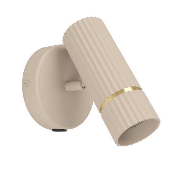 LED-Wandleuchte Caminia Stahl - 1-flammig