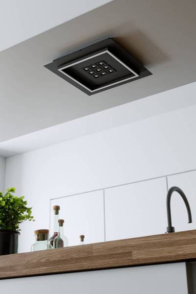 LED-Deckenleuchte Balazote Polycarbonat / Stahl - 10-flammig