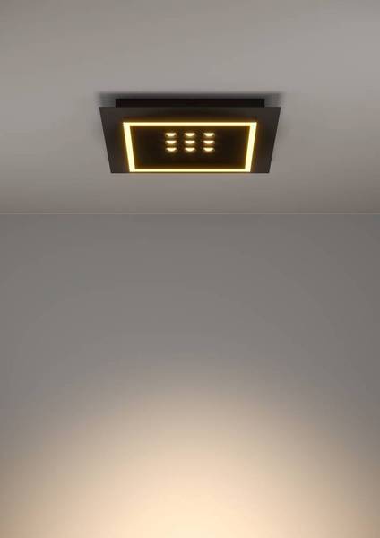 LED-Deckenleuchte Balazote Polycarbonat / Stahl - 10-flammig