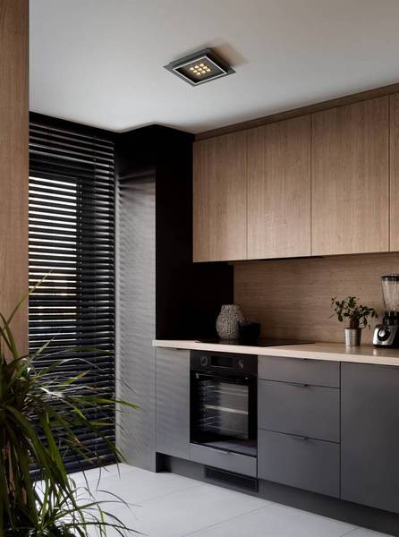 LED-Deckenleuchte Balazote Polycarbonat / Stahl - 10-flammig