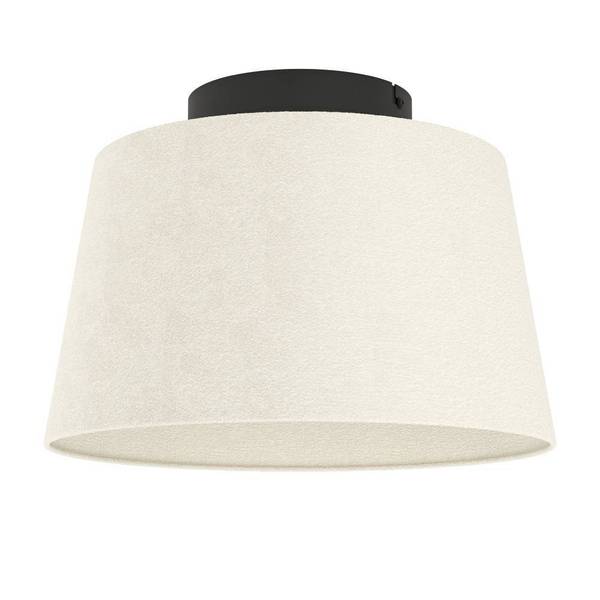 Plafondlamp Febres mengweefsel/staal - 1-lichts