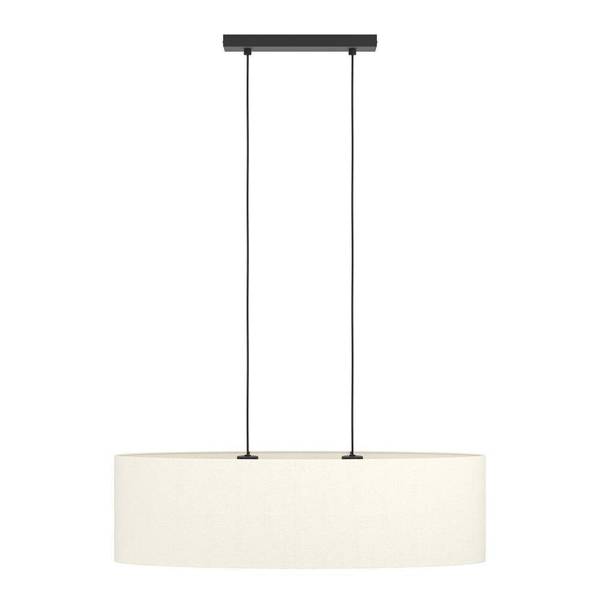 Pendelleuchte Febres Typ A Mischgewebe / Stahl - 2-flammig