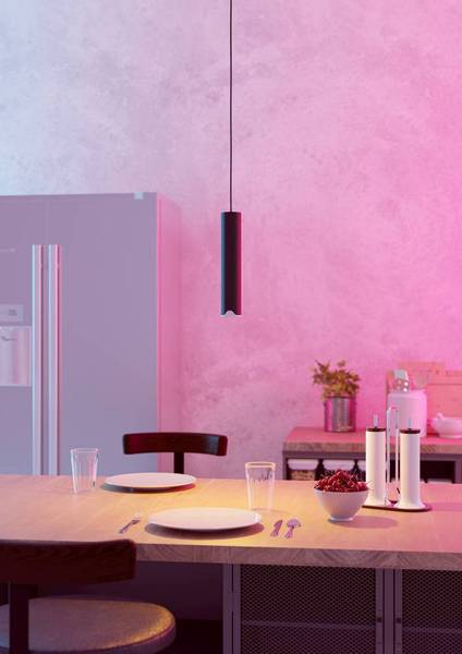 Lampada sospensione LED Balamorta A Acciaio / Policarbonato - 1 punto luce