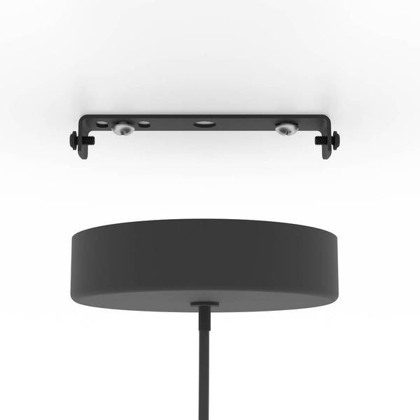 Lampada sospensione LED Balamorta A Acciaio / Policarbonato - 1 punto luce