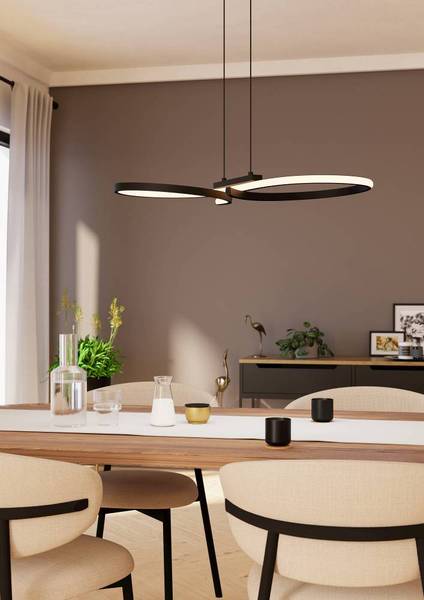 LED-Pendelleuchte Serpins Polycarbonat / Stahl - 1-flammig