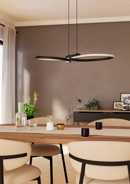 LED-Pendelleuchte Serpins Polycarbonat / Stahl - 1-flammig