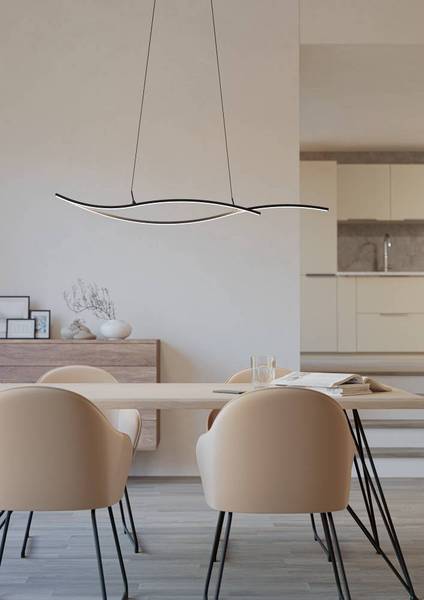 LED-hanglamp Grisolia type A polycarbonaat/staal - 1-lichts