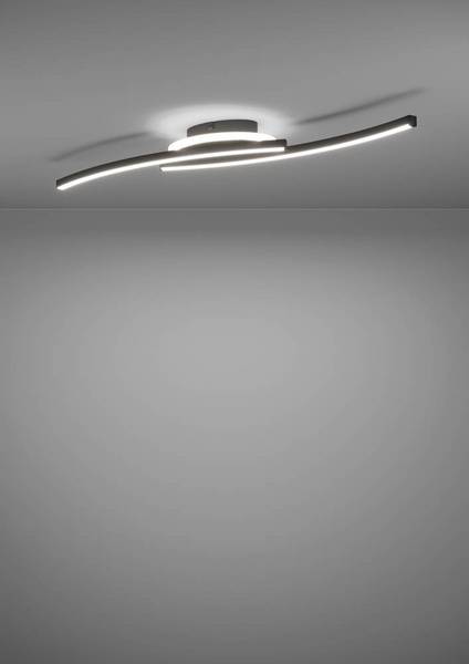 Lampada da soffitto LED Lungolago B Acciaio / Policarbonato - 1 punto luce