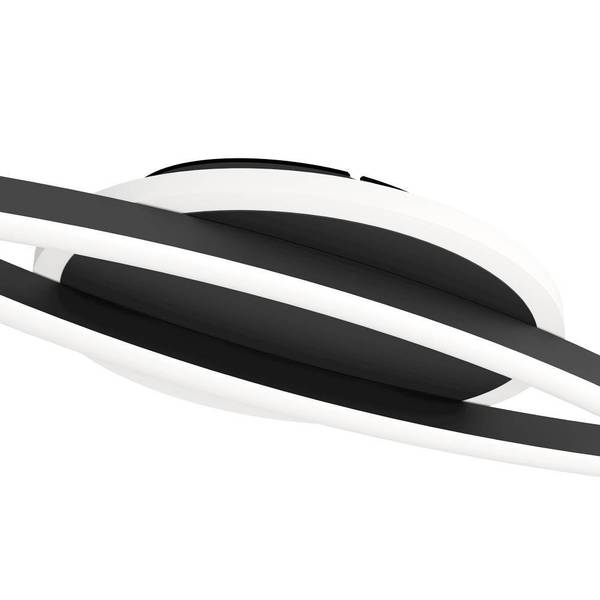 Lampada da soffitto LED Lungolago B Acciaio / Policarbonato - 1 punto luce