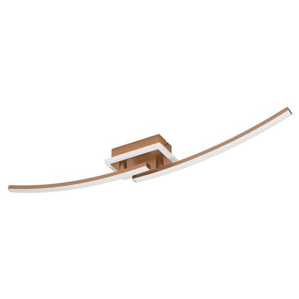 Lampada da soffitto LED Lungolago C Acciaio / Policarbonato - 1 punto luce