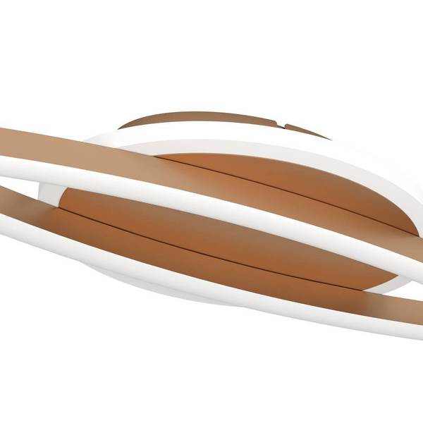 Lampada da soffitto LED Lungolago D Acciaio / Policarbonato - 1 punto luce