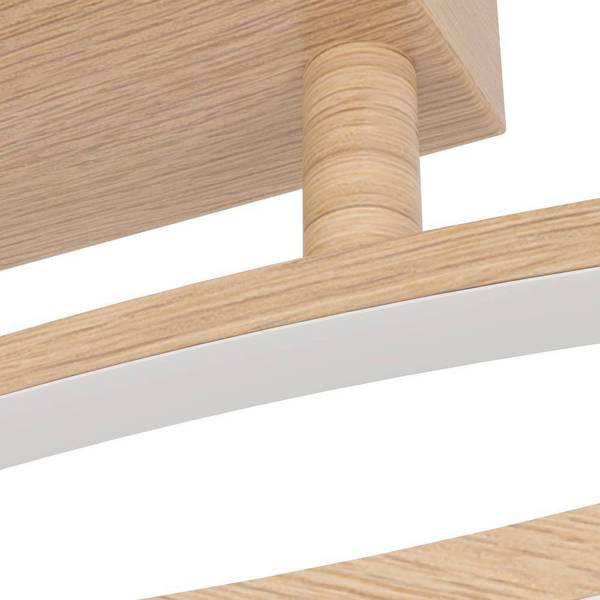 Lampada da soffitto LED Grisolia B Acciaio / Policarbonato - 1 punto luce