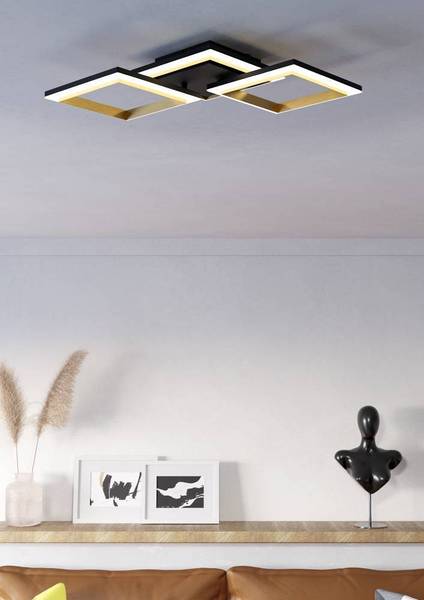 LED-Deckenleuchte Calliera Typ A Polycarbonat / Stahl - 1-flammig