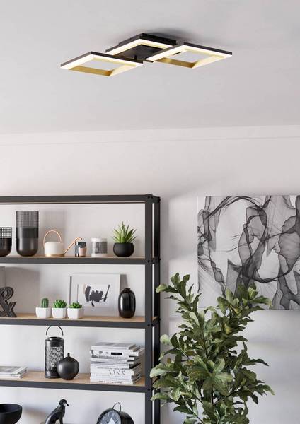 LED-Deckenleuchte Calliera Typ A Polycarbonat / Stahl - 1-flammig