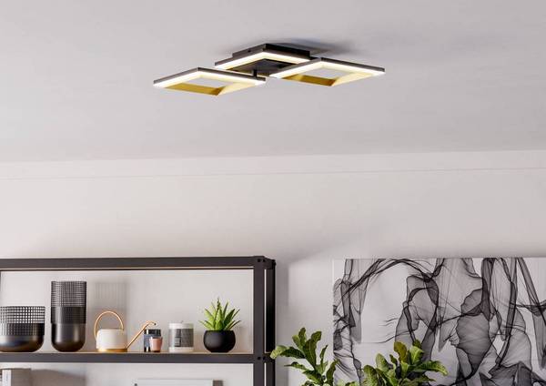 LED-Deckenleuchte Calliera Typ A Polycarbonat / Stahl - 1-flammig