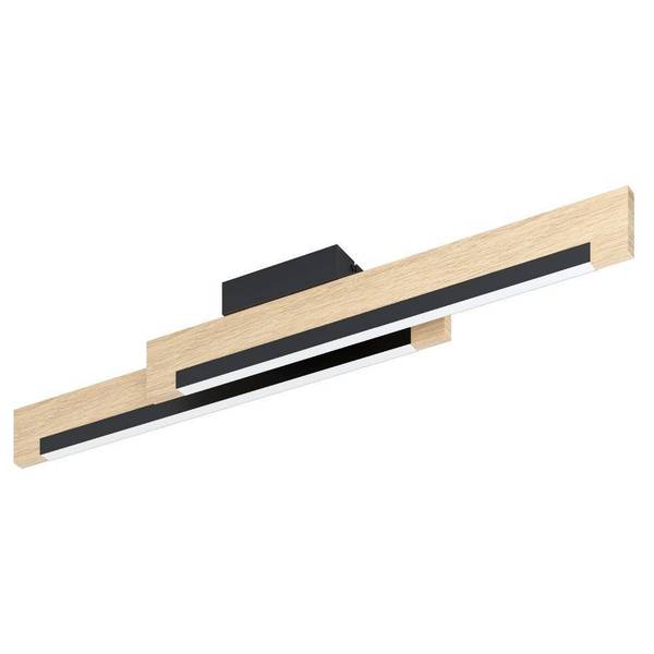 LED-Deckenleuchte Camacho Kunststoff / Stahl - 2-flammig