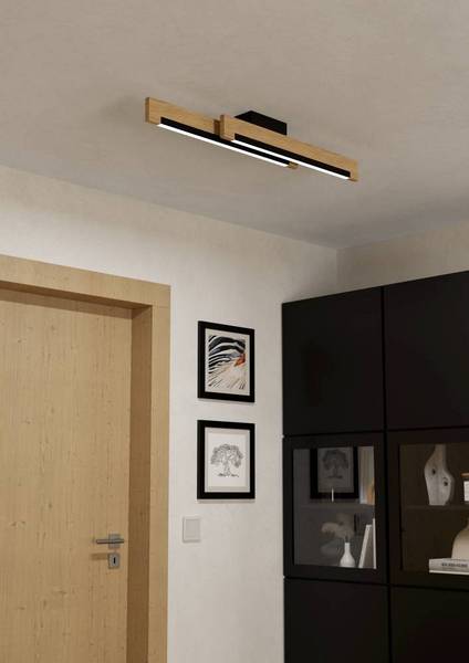 LED-Deckenleuchte Camacho Kunststoff / Stahl - 2-flammig
