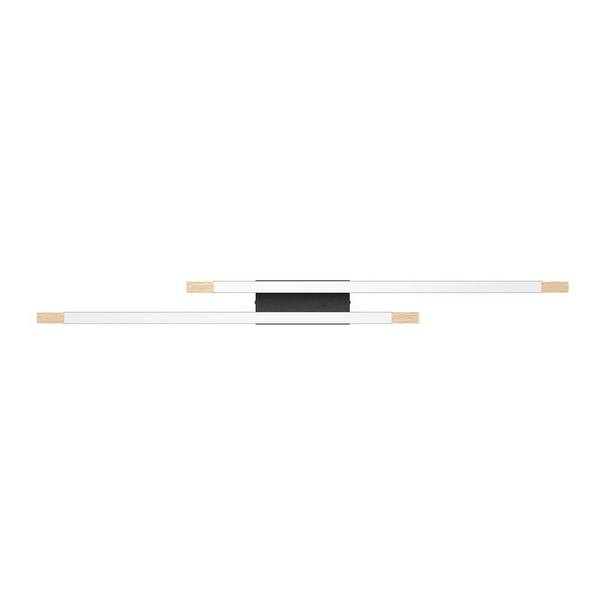LED-Deckenleuchte Camacho Kunststoff / Stahl - 2-flammig