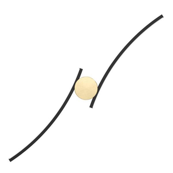 LED-Deckenleuchte Aieta Typ D Stahl / Polycarbonat - 1-flammig