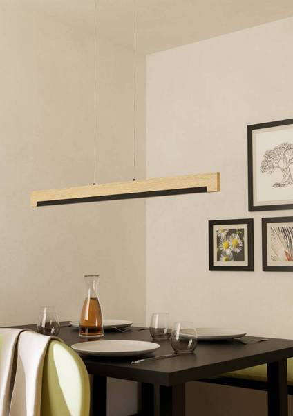 Lampada sospensione LED Camacho Materiale plastico / Acciaio - 1 punti luce