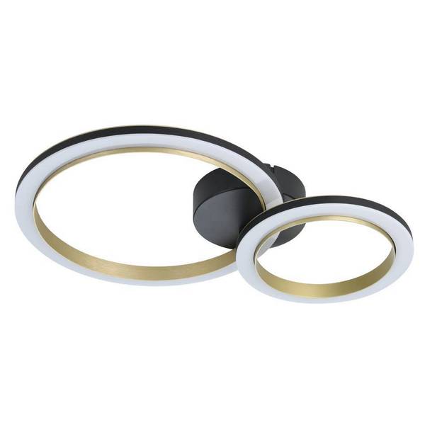 Lampada da soffitto LED Calliera E Acciaio / Policarbonato - 1 punto luce