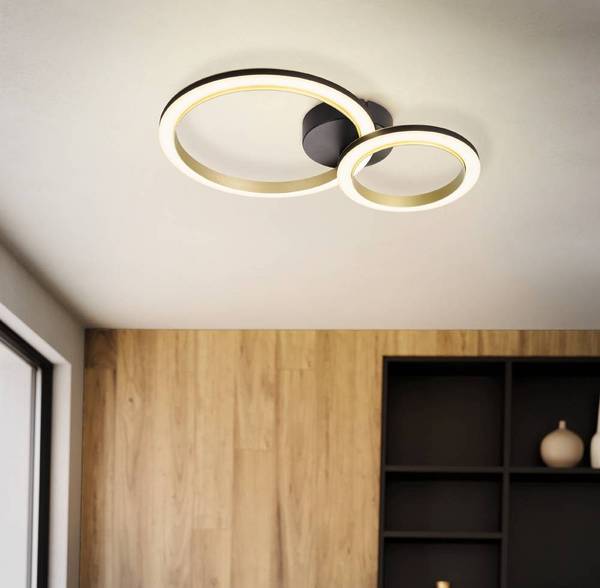 Lampada da soffitto LED Calliera E Acciaio / Policarbonato - 1 punto luce