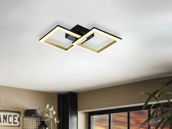 Lampada da soffitto LED Calliera G Acciaio / Policarbonato - 1 punto luce