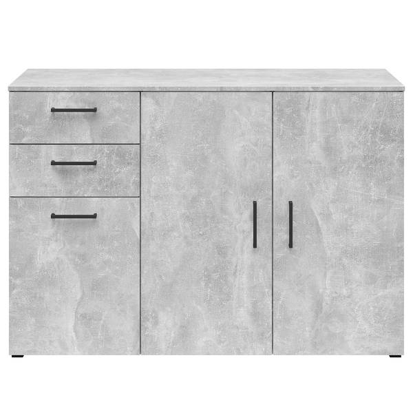 Credenza Hick - profonda 52 cm Effeto cemento