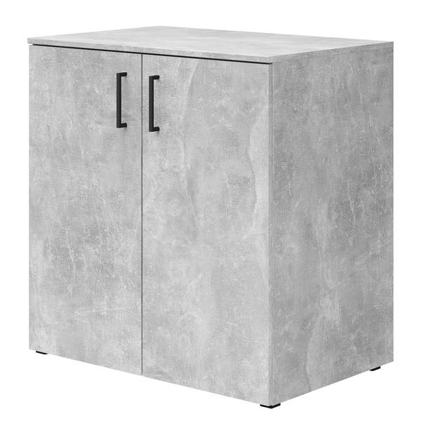 Mehrzweckschrank Hick - 52 cm tief Beton Dekor - Höhe: 83 cm