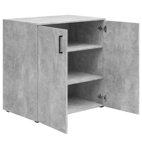 Mehrzweckschrank Hick - 52 cm tief Beton Dekor - Höhe: 83 cm