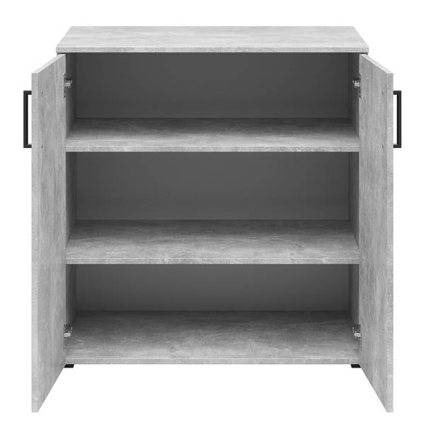 Mehrzweckschrank Hick - 52 cm tief Beton Dekor - Höhe: 83 cm