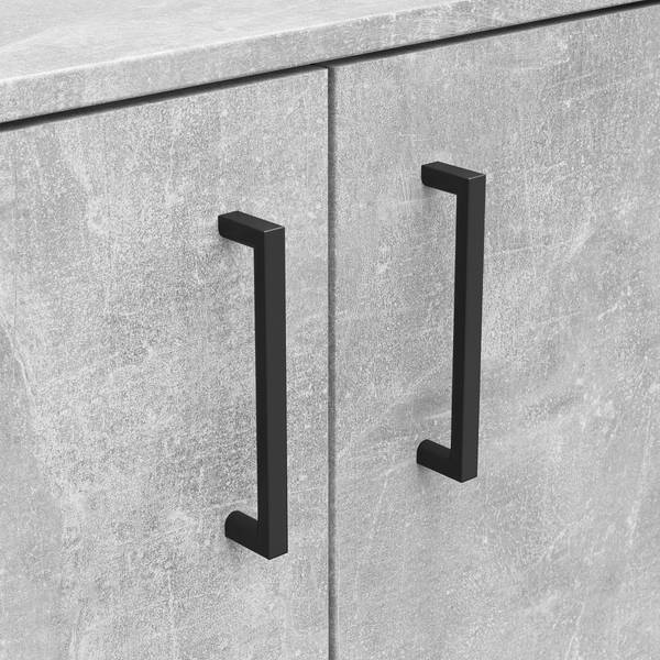 Mehrzweckschrank Hick - 52 cm tief Beton Dekor - Höhe: 83 cm