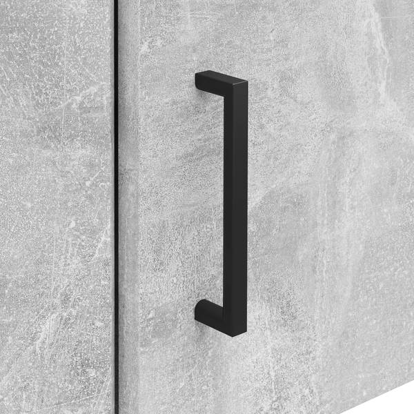 Armoire d’angle Hick Imitation béton - Hauteur : 195 cm