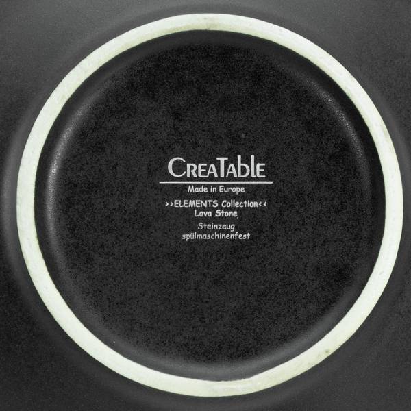 Assiette à pâtes Pierre de lave 2 éléments