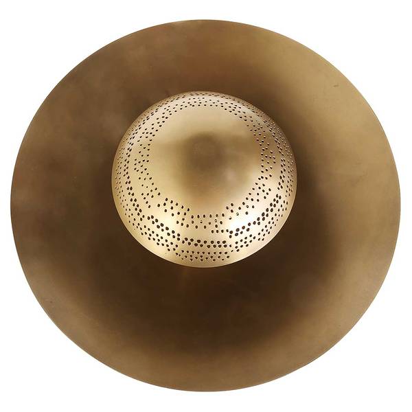 Deckenleuchte Brassi Messing - Aluminium - 42 x 20 x 42 cm