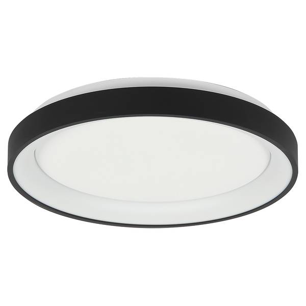 Deckenleuchte Ringlede Schwarz - 38 x 38 cm