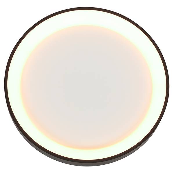 Deckenleuchte Ringlede Schwarz - 38 x 38 cm