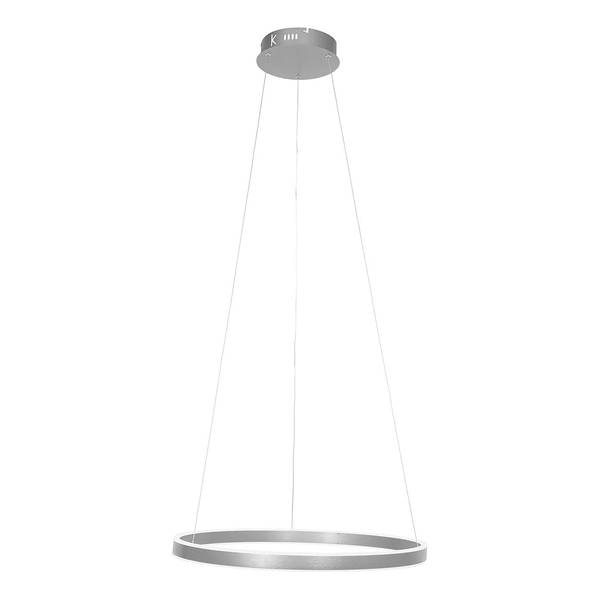 Pendelleuchte Ringlux Typ A Silber - Aluminium - 60 x 150 x 60 cm