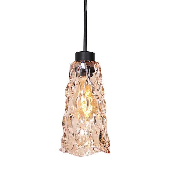 Suspension Vidrio modèle A Noir - Aluminium - Cristal - 13 x 180 x 13 cm