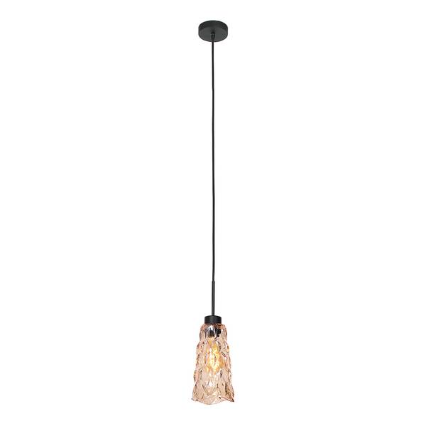 Suspension Vidrio modèle A Noir - Aluminium - Cristal - 13 x 180 x 13 cm