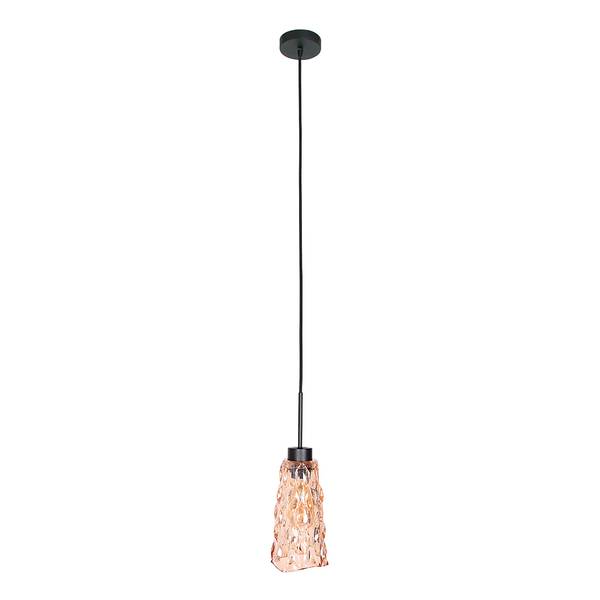 Suspension Vidrio modèle A Noir - Aluminium - Cristal - 13 x 180 x 13 cm