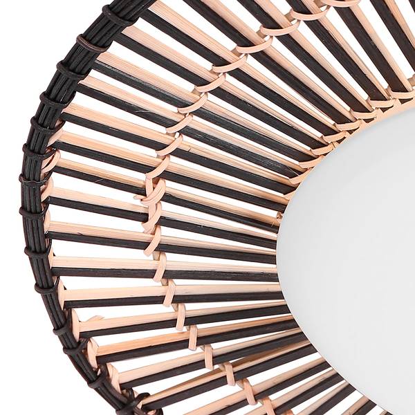 Deckenleuchte Aura Schwarz - Acrylglas - 50 x 6 x 50 cm