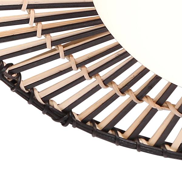 Deckenleuchte Aura Schwarz - Acrylglas - 50 x 6 x 50 cm