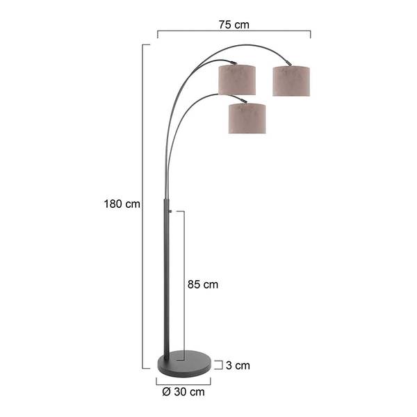 Stehleuchte Sparkled Light Typ B Taupe