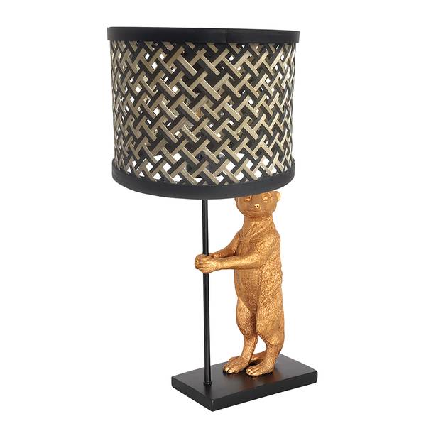 Tischleuchte Animaux Typ A Metall - Holz teilmassiv - 20 x 50 x 20 cm