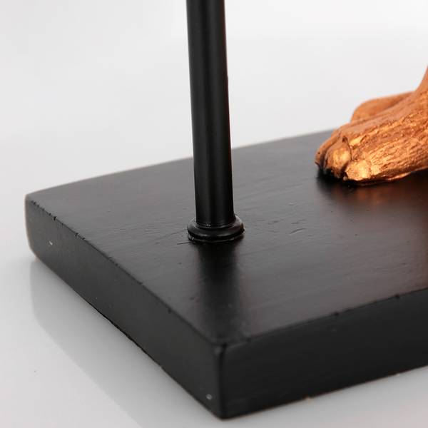 Tischleuchte Animaux Typ A Metall - Holz teilmassiv - 20 x 50 x 20 cm
