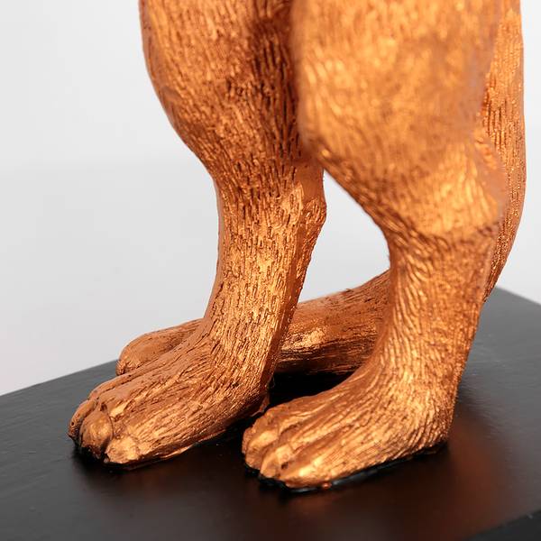 Tischleuchte Animaux Typ A Metall - Holz teilmassiv - 20 x 50 x 20 cm