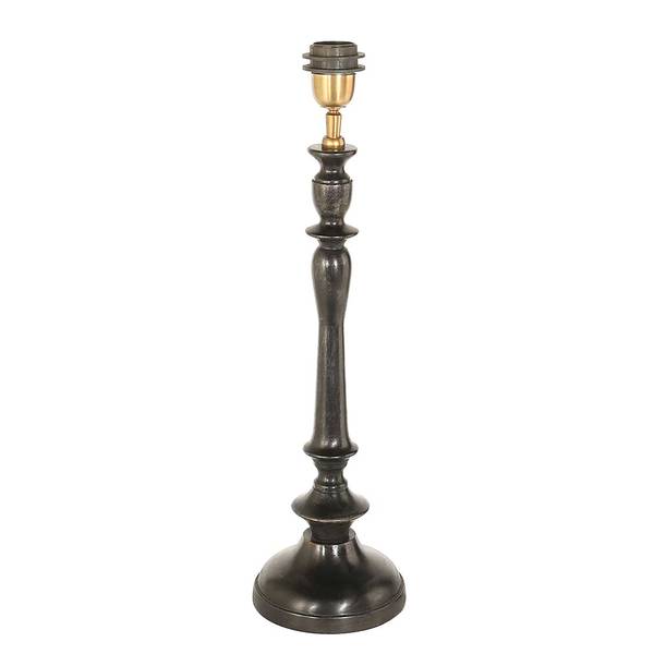 Lampe de table Bois modèle G Marron - En partie en bois massif - En partie en bois massif - 30 x 65 x 30 cm