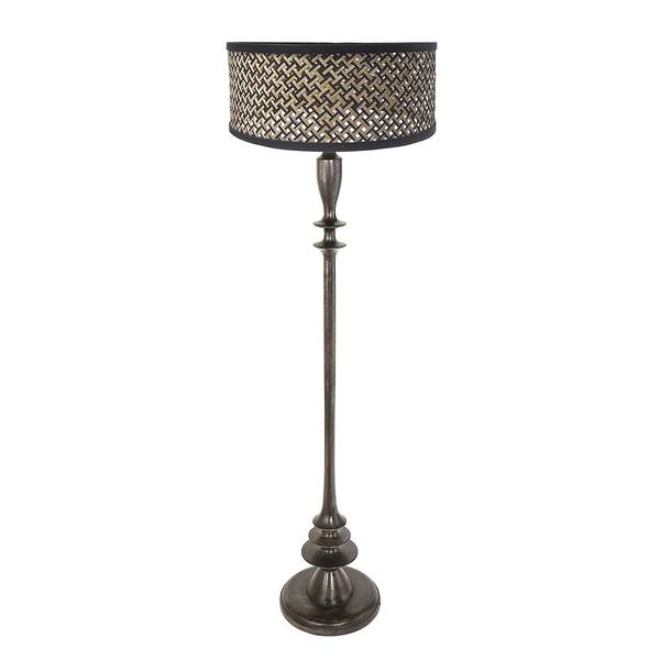 Stehleuchte Bois Typ B Braun - Holz teilmassiv - Holz teilmassiv - 50 x 154 x 50 cm