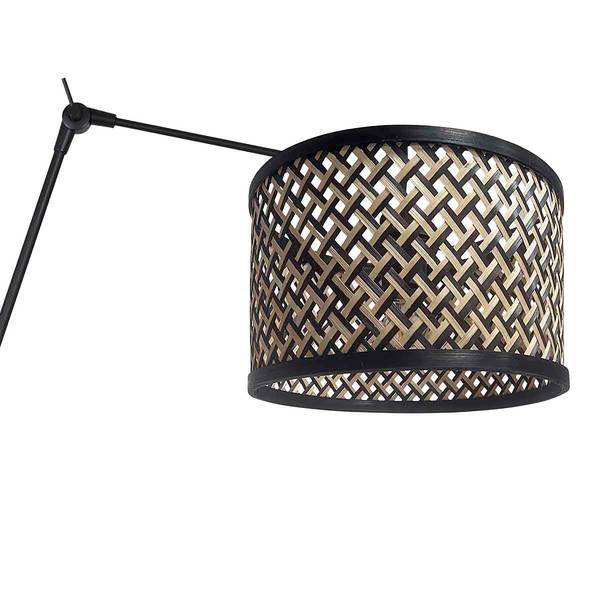 Wandlamp Prestige Chic type A zwart - aluminium - 30 x 44 x 90 cm